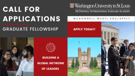McDonnell International Scholars Academy Fellowship 2026 – Fully Funded Graduate Scholarship at Washington University