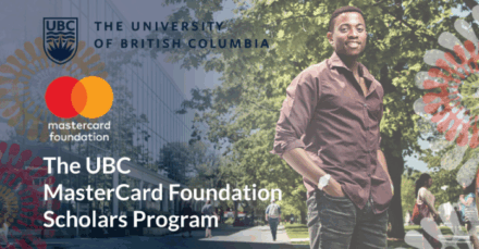 Fully-Funded Mastercard Foundation Scholarship at the University of British Columbia, Canada! Apply for 2026 in-take!!