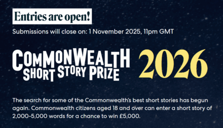 2026 Commonwealth Short Story Prize – Submissions Now Open