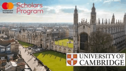 Call for Applications: Mastercard Foundation Scholarship Program at the University of Cambridge for 2026/27