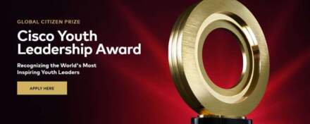 The Global Citizen Prize Cisco Youth Leadership Award 2026: Recognizing the World’s Most Inspiring Youth Leaders ($250,000 Prize)