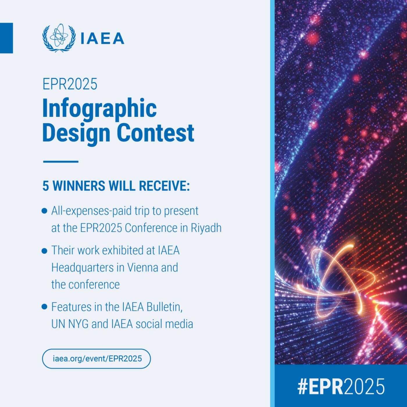 Design for Impact: IAEA Infographic Contest Offers Chance to Present at Global Nuclear Emergency Conference 2025