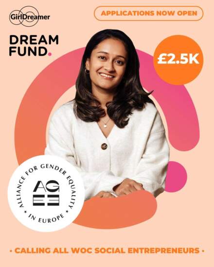 Dream Fund x AGEE: Grants for Young Women of Colour-Led UK Organisations 2025