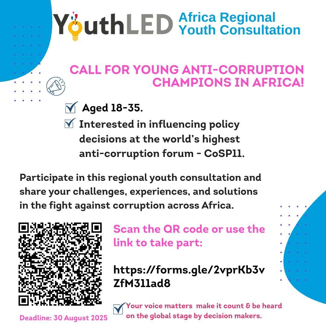 Youth Consultation on Youth-Led Anti-Corruption Efforts in Africa Ahead of UNCAC CoSP11