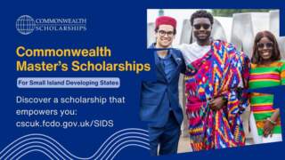 40 Fully Funded Commonwealth Master’s Scholarships for Small Island Developing States (SIDS)