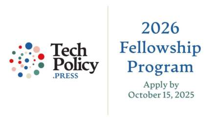 Applications Open for the Fully Funded Tech Policy Press 2026 Fellowship