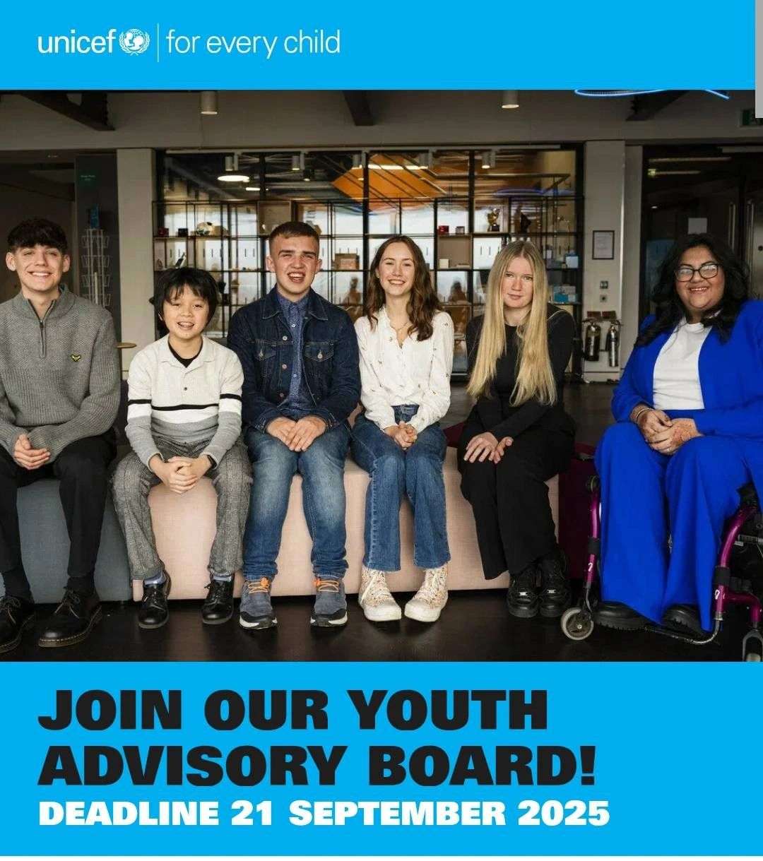 Join the Fully-funded UNICEF UK Youth Advisory Board 2025–2027