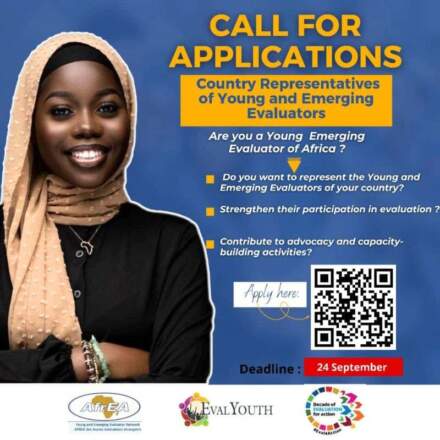 Call for Applications: Country Representatives of Young and Emerging Evaluators (YEEs) in Africa 2025