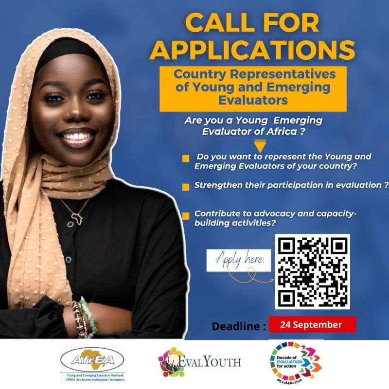 Call for Applications: Country Representatives of Young and Emerging Evaluators (YEEs) in Africa 2025