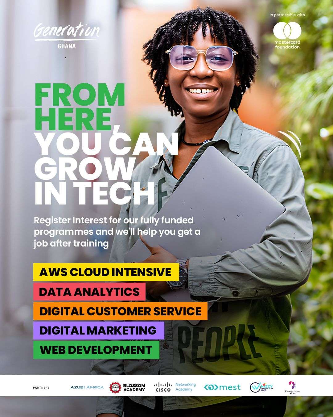 Free Career Training Programs with Generation Ghana: Launch Your Tech Career