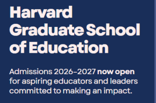 Harvard Graduate School of Education – Admissions Cycle 2026–2027