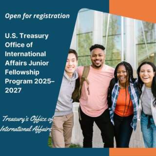 U.S. Treasury Office of International Affairs Junior Fellowship Program 2025–2027