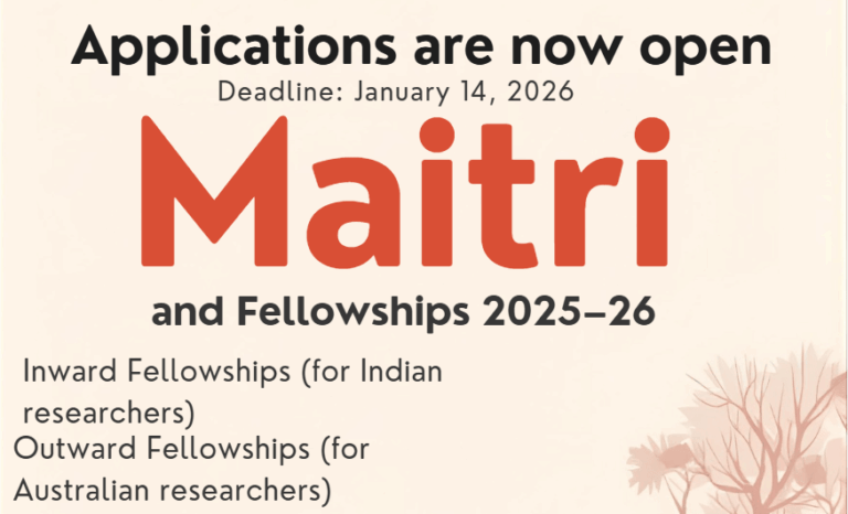 Maitri Scholarships and Fellowships 2025–26