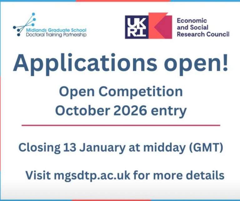 Fully Funded Masters + PhD Opportunity in the UK!