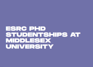 Fully-Funded ESRC PhD Studentships at Middlesex University: Applications Now Open