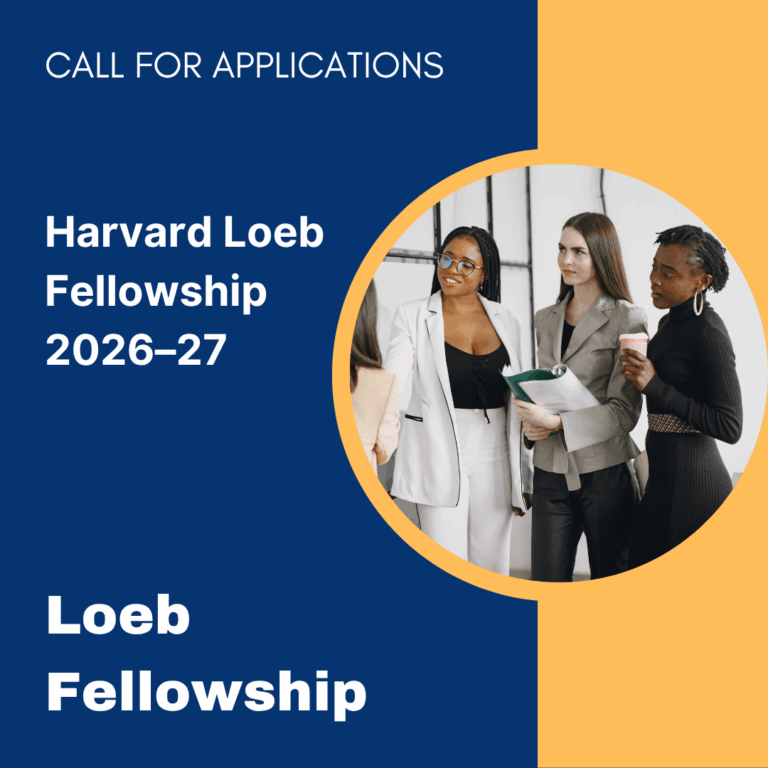 The Loeb/ArtLab Fellowship 2026–27 – Applications Now Open