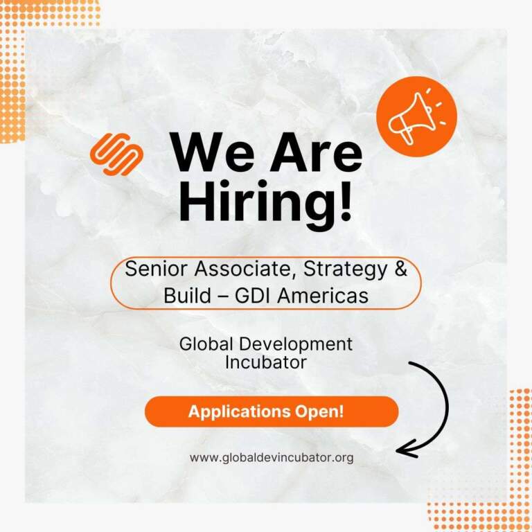 Job Opportunity - GDI Senior Associate – Strategy & Build (Americas) 2026