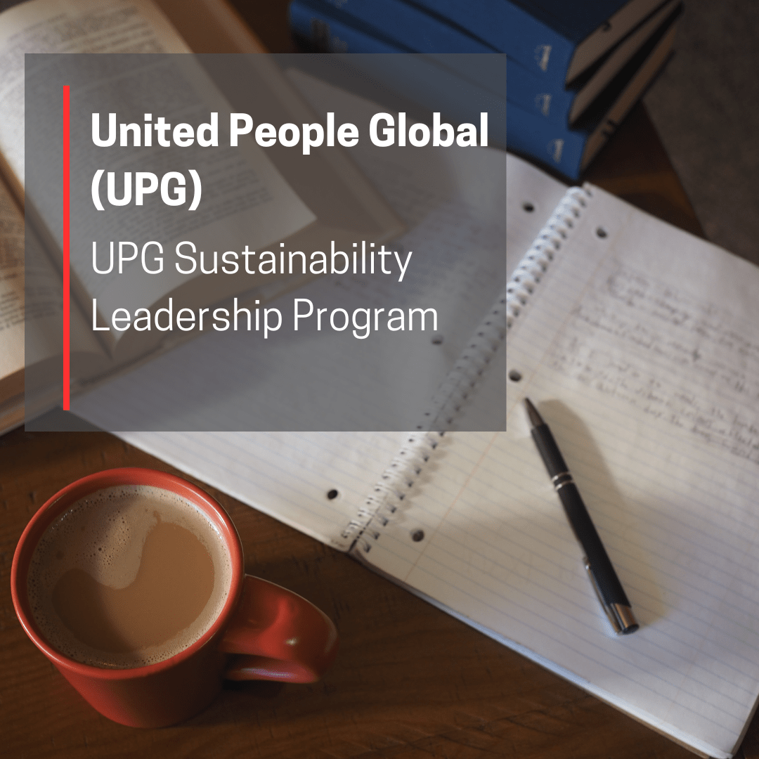 UPG Sustainability Leadership Program – Class of 2026