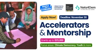 Call for Applications: Funding & Mentorship via People Powered Accelerator Programs 2025