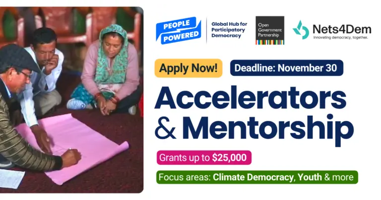 Call for Applications: Funding & Mentorship via People Powered Accelerator Programs 2025