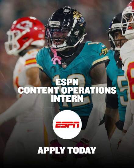 Internship Opportunity – ESPN Content Operations Intern