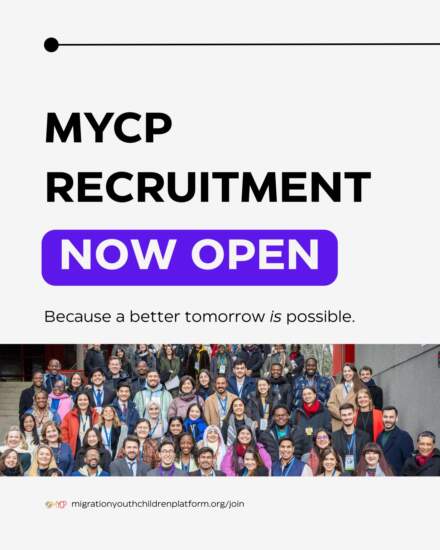 Join the Migration Youth & Children Platform (MYCP) Coordination Team for 2025–2026