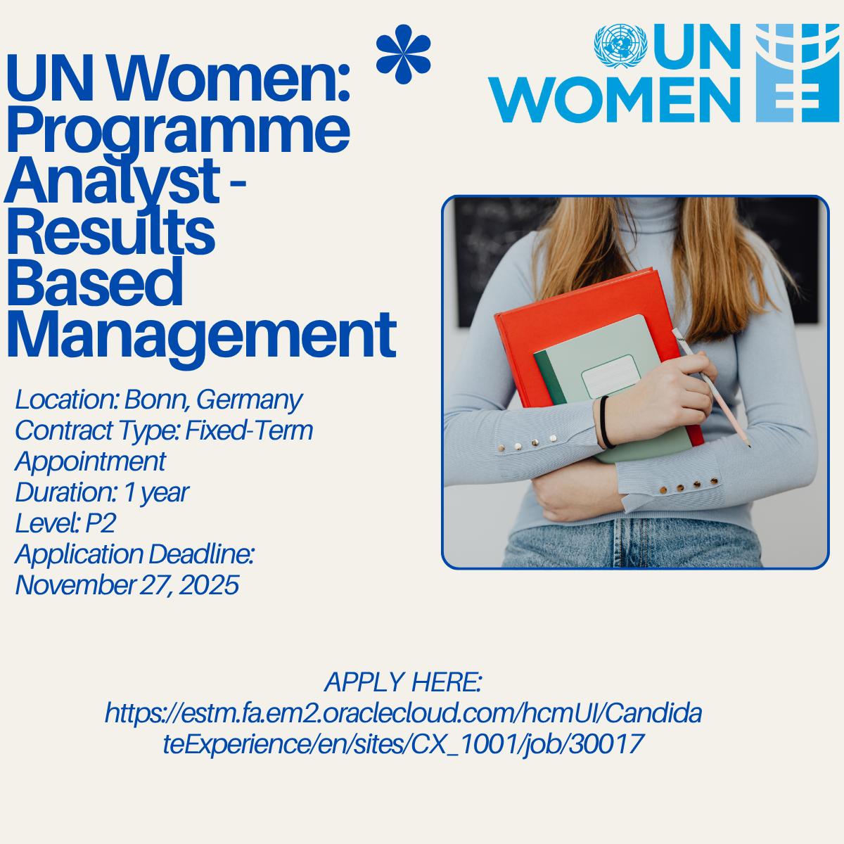 UN Women: Programme Analyst – Results Based Management