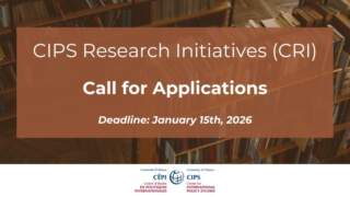 Apply Now: Initiatives de recherche du CÉPI 2025/2026 – Call for Innovative Research Proposals